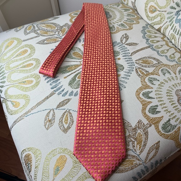 Charvet Other - Charvet Place Vendome Geometric Silk Tie France